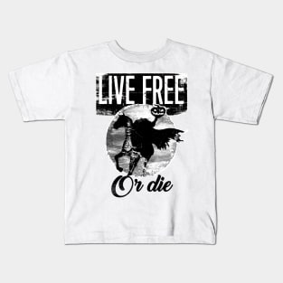 HEADLESS HORSEMEN LIVE FREE OR DIE variant E Kids T-Shirt